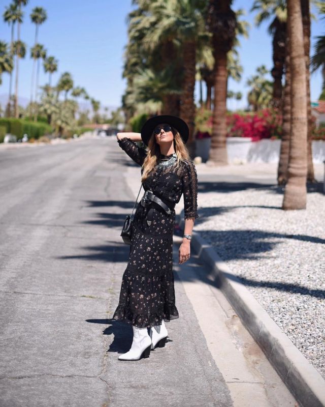 Aurella Boots de Elisa Taviti en la cuenta de Instagram @elisataviti