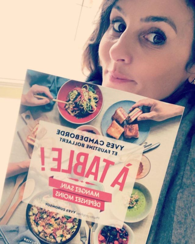 The book Eat healthy, spend less of Yves Camdeborde, and of Faustine Bollaert on the account Instagram of @faustinebollaert