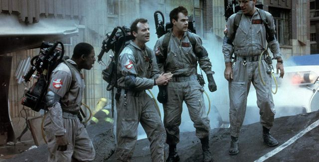 The combination of Dr. Peter Venkman (Bill Murray) in S. O. S. Ghosts
