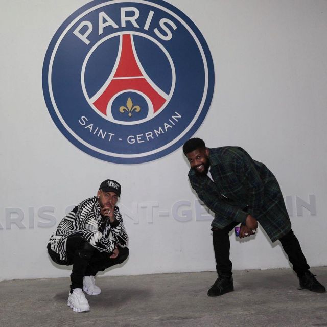 La paire de baskets Nike Shox TL de Neymar sur son compte Instagram @neymarjr