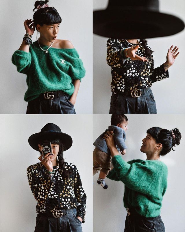 The jacket Andy Antik Batik of Leeloo on the account Instagram of @dressingleeloo