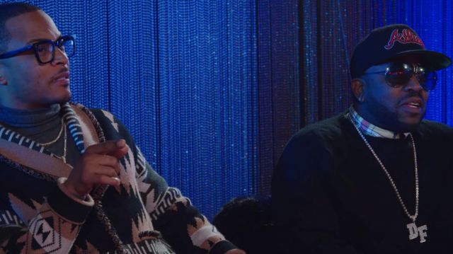 ATLiens Snapback Hat Cap in black worn by Big Boi in Rhythm + Flow (S01E03)