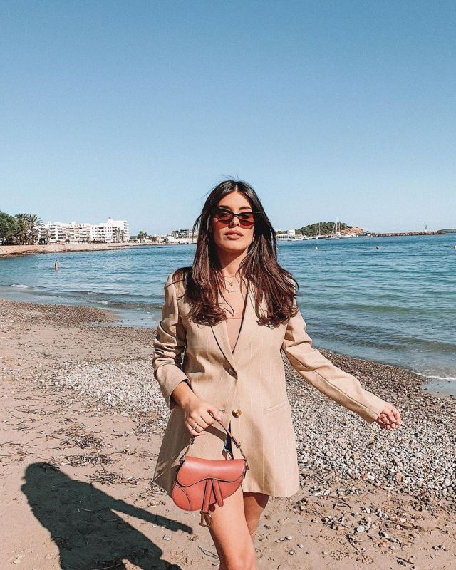 Saddle bag calfskin of Aida Domenech on the Instagram account @dulceida