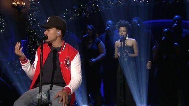 La casquette noire des White Sox portée par Chance the Rapper  sur son compte Instagram @chancetherapper 