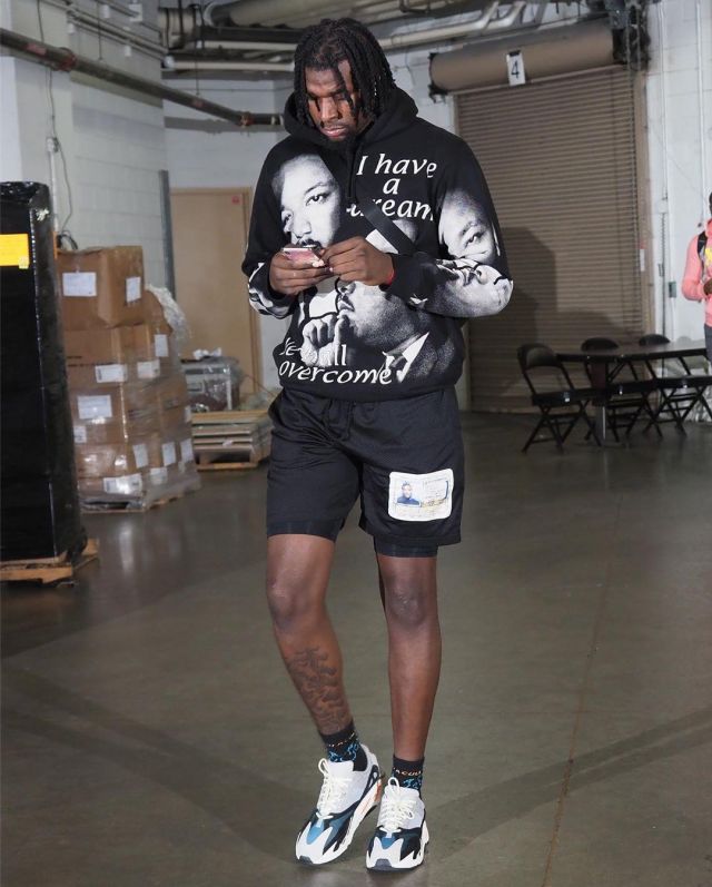 yeezy boost 700 with shorts