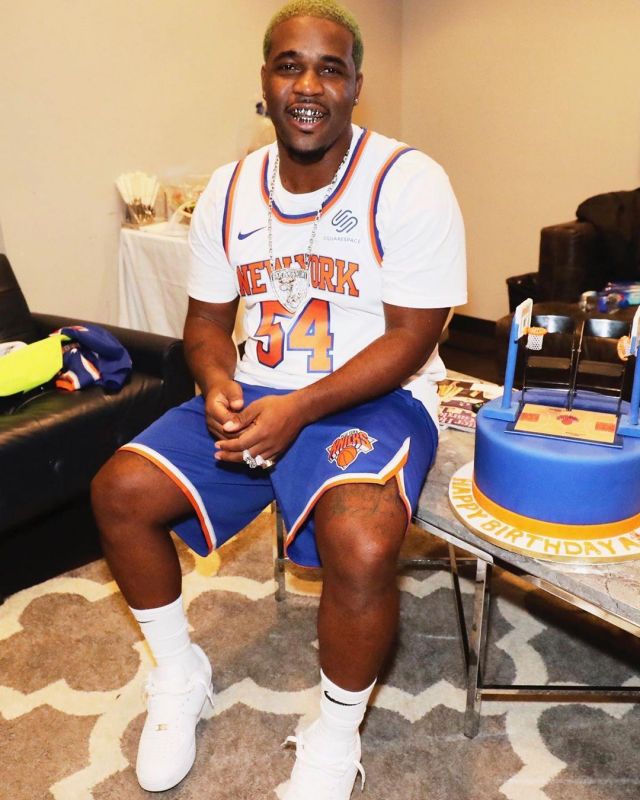 Nike basketball socks worn by A$AP Ferg on the Instagram account @asapferg