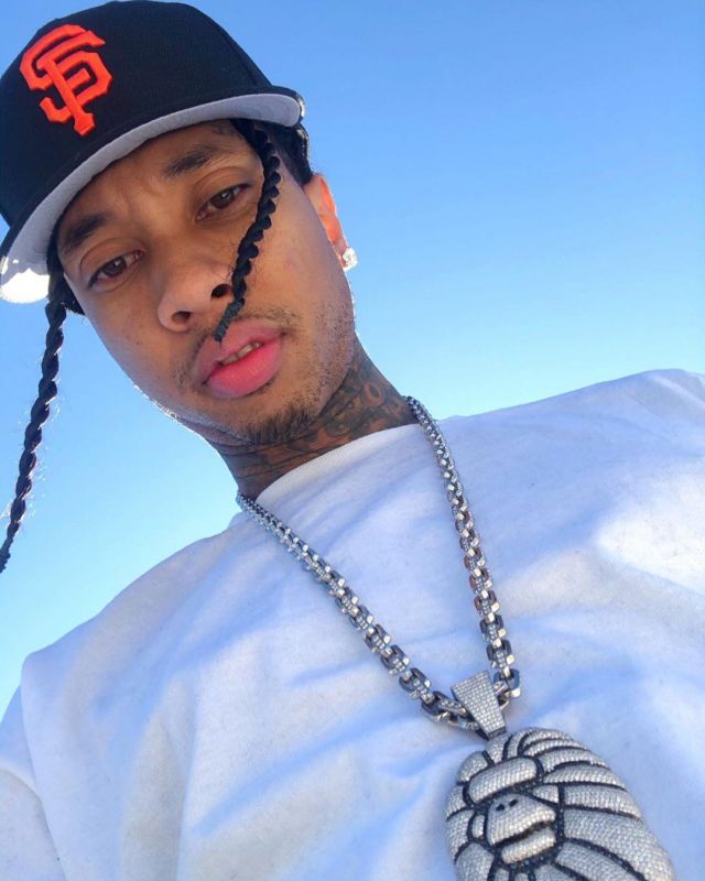 New Era Snapback worn by Tyga on the Instagram account @tyga