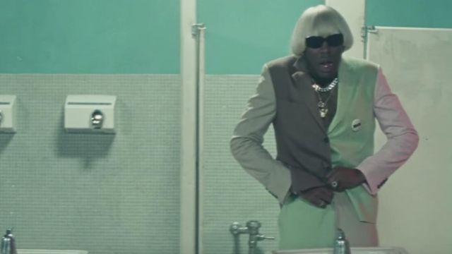 Golf Wang blond Igor Wig worn by Tyler, The Creator in his I THINK music video