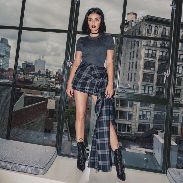 The top ribbed Lucy Hale on the account Instagram of @lucyhale