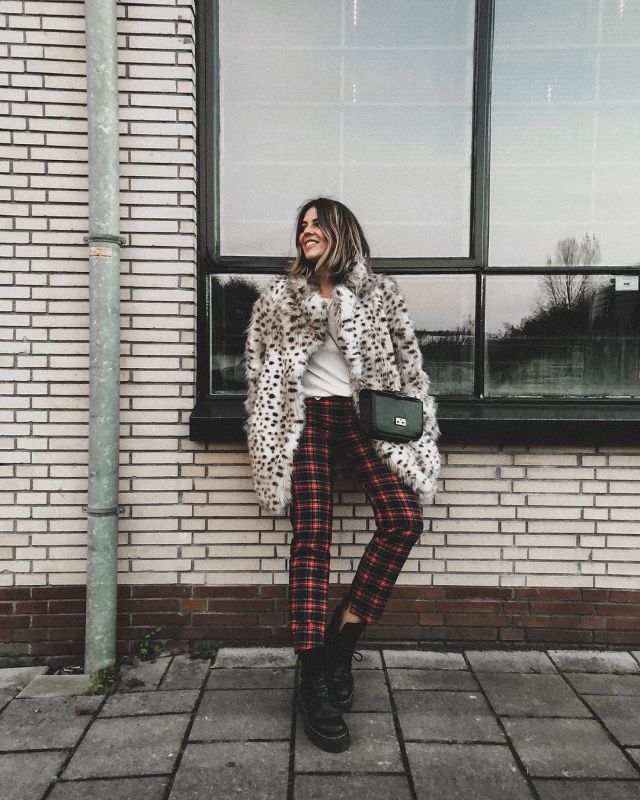 Zara Pantalon à Carreaux de Natalia Cabezas sur l'Instagram account @trendy_taste