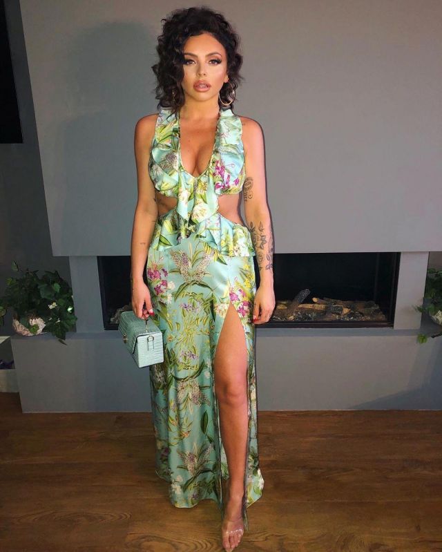 Jesy Cut flowers dress of Jesy Nelson on the Instagram account @jesynelson