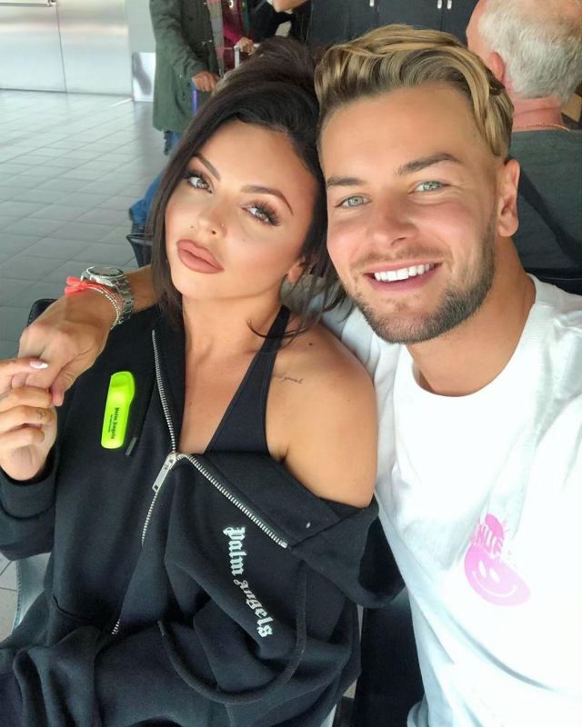Palm Angels Black Hoodie worn by Jesy Nelson on the Instagram account @jesynelson