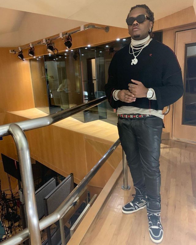 Raf simons Pull Top worn by Gunna on the Instagram account @gunna