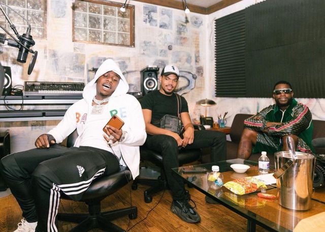 Gucci Green Bi-material shorts of Gucci Mane on the Instagram account @laflare1017