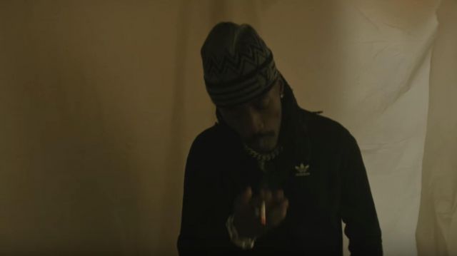 The bonnet Louis Vuitton worn by OldPee in the clip Fuck the 17 13