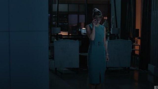 Teal Belted Midi Dress worn by Kara Danvers (Melissa Benoist) in Supergirl  Season 05 Episode 05 | Spotern