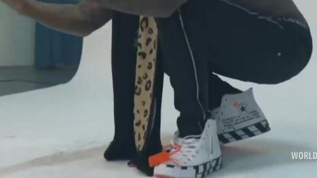 Converse Chuck 70 'Off White' Hi by YFN Lucci in the YouTube video YFN Lucci "Made For It 2" (The Road To WMW 3) (WSHH Exclusive - Official Music Video) | Spotern
