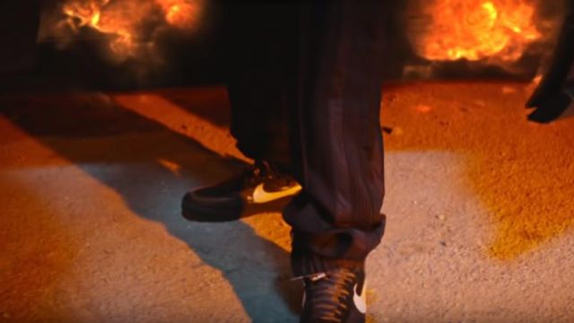 Nike Air Force 1 Low Off-White Black White of DJ Khaled in the music video DJ Khaled - Celebrate ft. Travis Scott, Post Malone