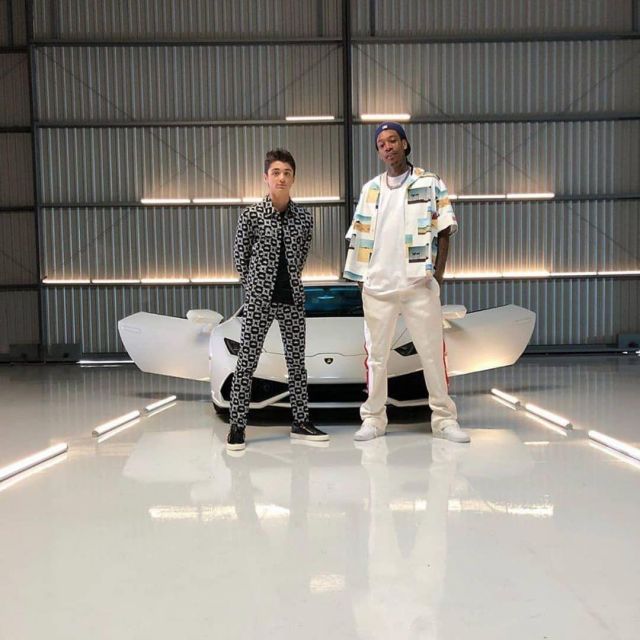 Dolce & Gabban Pantalon de Asher Ange sur l'Instagram account @wizkhalifa