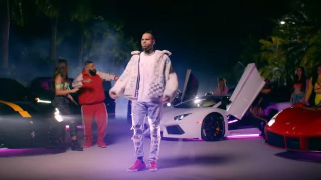 Converse Un­der­cov­er Chuck 70 Sneak­ers worn by Chris Brown in the YouTube video DJ Khaled - Jealous ft. Chris Brown, Lil Wayne, Big Sean (Lyrics)