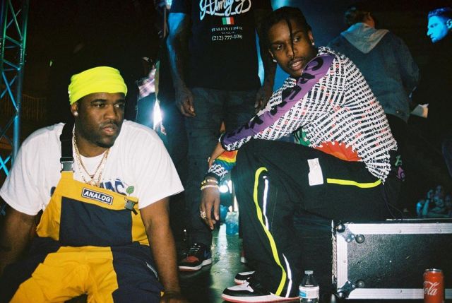 Burton Men's Analog Ice Out Bib Pant of A$AP Ferg on the Instagram account @asaprocky