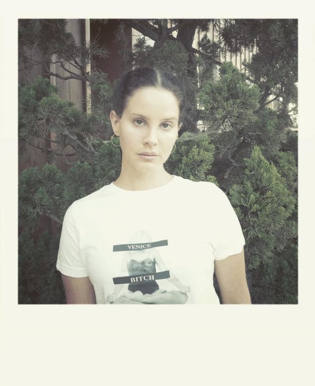 The Venice Bitch t-shirt of Lana Del Rey on the Instagram account @lanadelrey