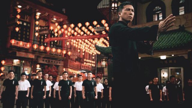 Kung Fu Martial Art Tai Chi Long Coat Robe usado por Ip Man (Donnie Yen) en Ip Man 4: The Finale