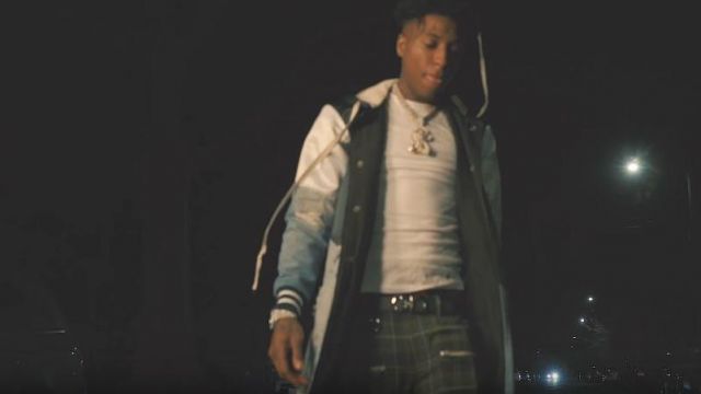 Salvatore Ferragamo Belt worn by YoungBoy Never Broke Again in the YouTube video NBA YOUNGBOY FT PNB ROCK - SCENES