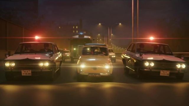 1970 Fiat 500 driven by Lupin III in Lupin the Third: THE FIRST