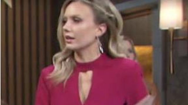 Nanette lepore Wom­en's Heart­throb Dress worn by Abby Newman (Melissa Ordway) as seen on The Young and the Restless November 8, 2019