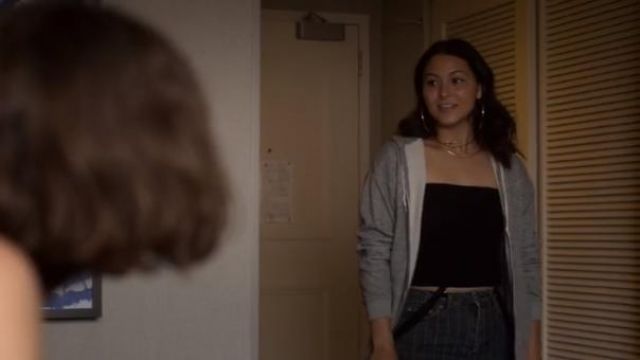 Topshop Grey Washed Black Pinstripe Jeans worn by Izzie (Fivel Stewart) in Atypical Season 3 Episode 9