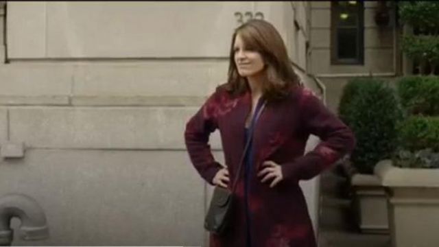 Calvin klein Cardi­gan Sweater worn by Sarah (Tina Fey) in Modern Love Season 01 Episode 04