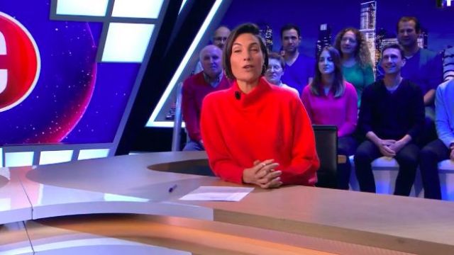 The sweater turtleneck of Alessandra Sublet's in It is Canteloup