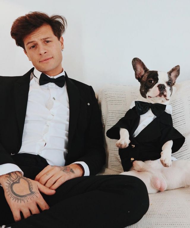Black Suit Blazer of Marco Ferrero on the Instagram account @iconize