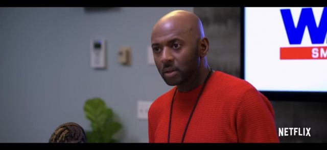 The sweater worn by Rashon rush williams Romany Malco in the movie the Holiday Rush 