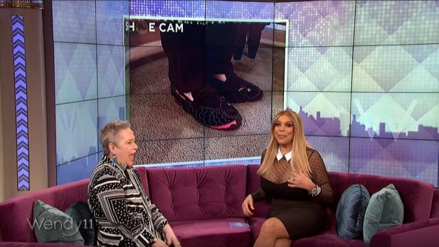 Fleur Du Mal Body Dot­ted Tulle worn by Wendy Williams on The Wendy Williams Show November 14, 2019
