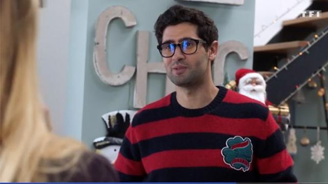The striped sweater of Georges (Mayel Elhajaoui) in Tomorrow belongs to us
