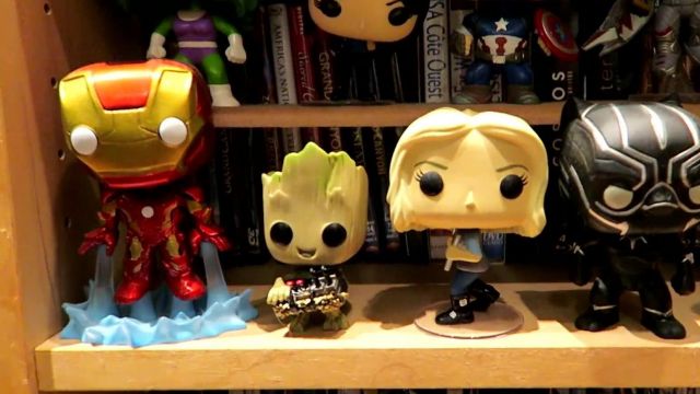 The funko pop iron Man in one of THE biggest COLLECTION OF FIGURINES POP! OF FRANCE ! Part 1
