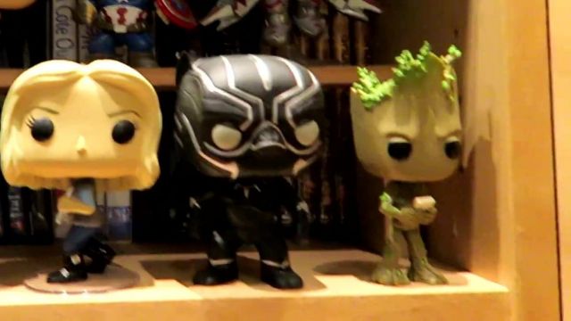 The funko pop BLACK PANTHER in CIVIL WAR in one of THE biggest COLLECTION OF FIGURINES POP! OF FRANCE ! Part 1