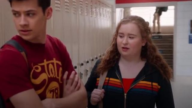 Aviator Nation 5 Stripe Hoodie worn by Ashlyn (Julia Lester) in High School Musical: The Musical: The Series Season 1 Episode 2