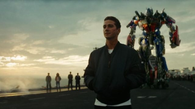 The bomber / MA-1 of Sam Witwicky (Shia LaBeouf) in Transformers 2 The revenge