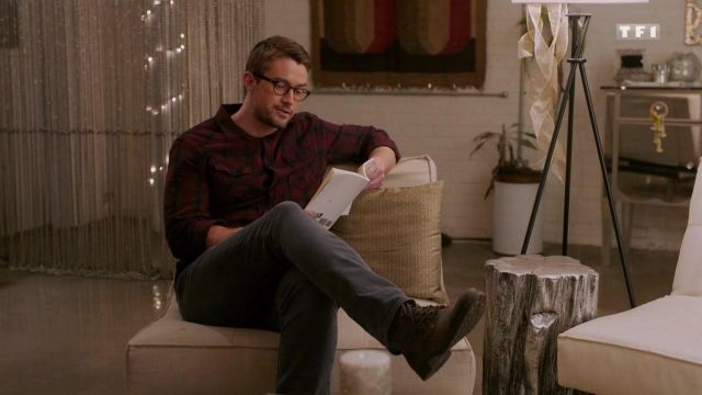 Red check shirt worn by Jack Friedman (Robert Buckley) in The Christmas Contract
