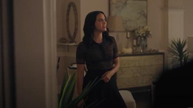 Brown Polo Sweater worn by Veronica Lodge (Camila Mendes) in Riverdale Season 4 Episode 7