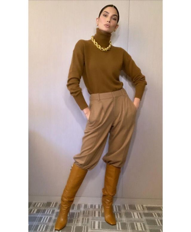 Vince Cozy Wool Wide Leg Pant worn by 