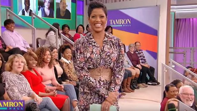 Isabel marant Floral Print Camisa Vestido usado por Tamron Hall en Tamron Hall noviembre 20, 2019