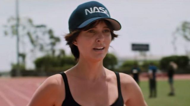 The blue-capped Nasa Lucy Cola (Natalie Portman) in Lucy in the Sky