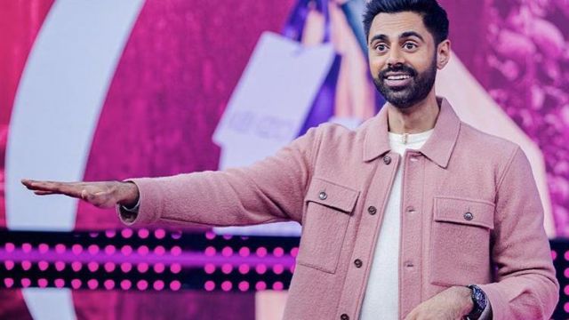 Todd Snyder Pink Jacket worn by Hasan Minhaj as seen in Patriot Act with Hasan Minhaj 