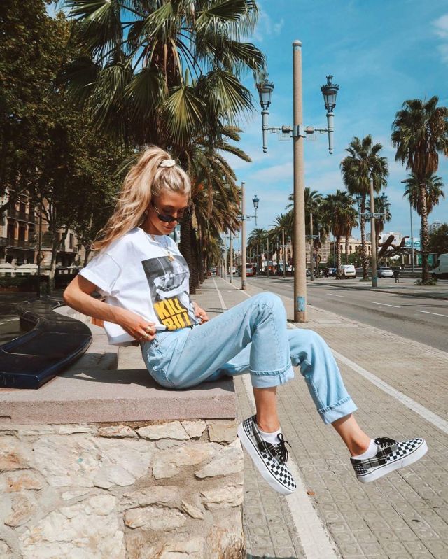 Vans Era Platform Sneakers  of  Olivia Frost on the Instagram account @oliviabynature