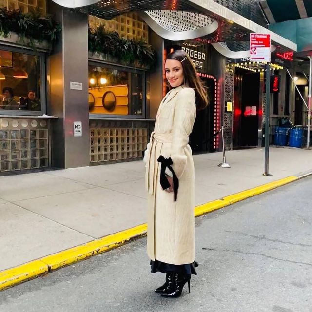 Veronica Beard Wyn Boot worn by Lea Michele Macy’s Thanksgiving Day Parade November 28, 2019