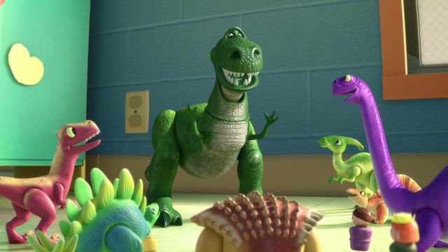 Disguise of Rex in Toy Story 3